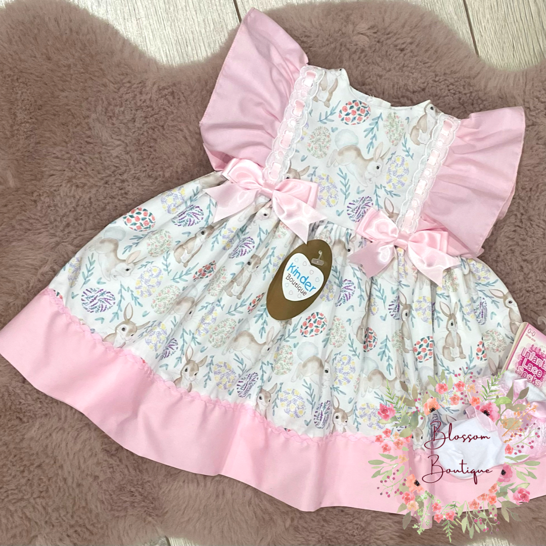 Girls boutique deals easter dresses