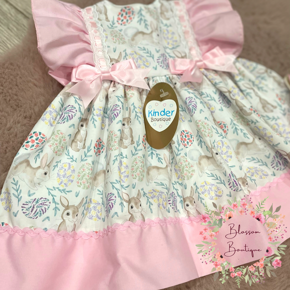 Kinder Boutique Frilly Easter Bunny Dress
